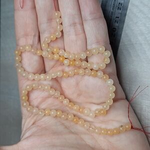4mm Peachy Agate 15-inch Strand #10